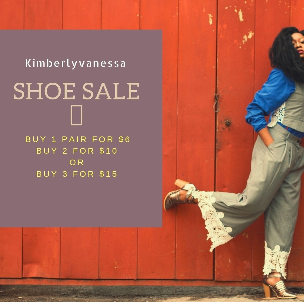 Shoe sale.